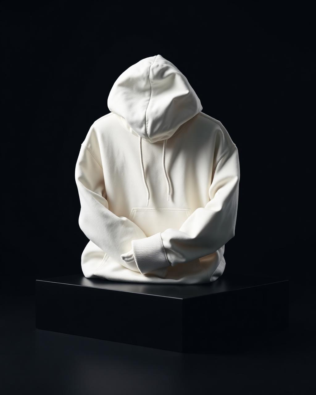 Bone Hoodie in Off White